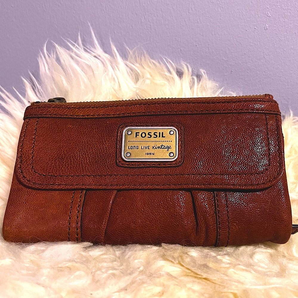 Vintage Fossil Leather Wallet